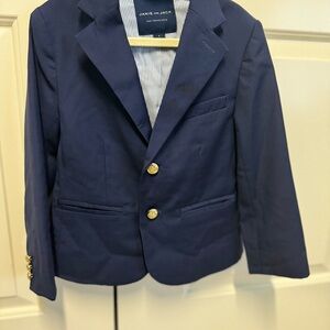 Janie and Jack Classic Blue blazer with Gold Buttons